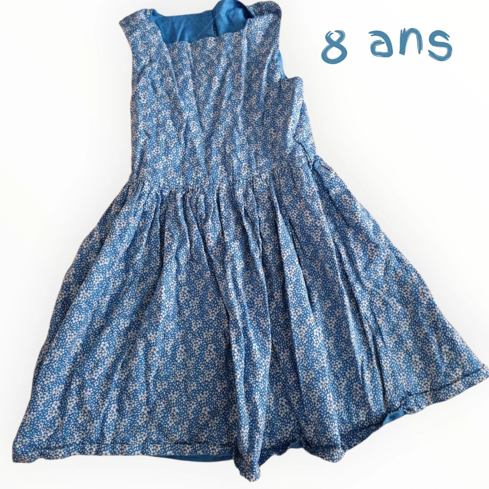 Robe d'été réversible 8 ans Sergent Major 🌟